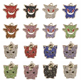 In Stock Fashion Luxury Metal Cartoon character Designer Metal Bling horror Design Charms And Shoe Accessary