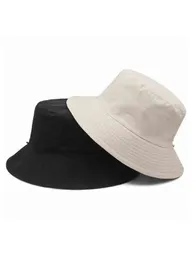 Geniş Memlu Şapkalar Kova Şapkaları Büyük Kafa Erkekler Büyük Boy Balıkçı Şapka Erkek Yaz İki Boyut Panama Kapağı Adam Artı Boyut Pamuk Kova Şapkası 56-60cm 60-65cm Y220301