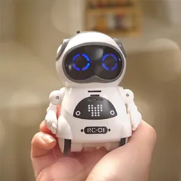 939A Pocket RC Robot Talking Dialog Interaktywny Rozpoznawanie Rekord Singing Dancing Opowiadanie Mini RC Robot Zabawki Prezent 201211