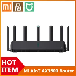Новые Xiaomi MI AIOT Mar Router AX3600 WiFi 6 Двухдиапазонная 2976 MBS Gigabit Rate WPA3 Шифрование Security Mesh WiFi Усилитель внешнего сигнала