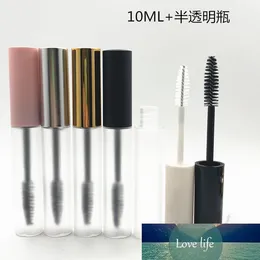 100 stücke 10 ml Leere Kosmetische Durchscheinende Wimpern Creme Behälter Weiß/Gold/Silber/Schwarz Make-Up Schönheit Werkzeug Mascara Rohr