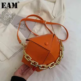 Shopping Bags [Eam] ala bolsa feminina carteira retro couro plutnio lux de ombro nova moda shopper acrlico corrente crossbody mar 18a5608 220304