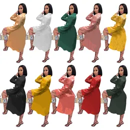 Fall winter clothing Women night skirt sleepwear long sleeve pajamas one-piece dress plus size nightwear sexy night-robe nightclothes 4282