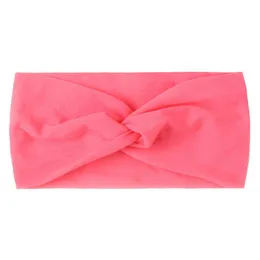 2022 Nowy Baby Turban Bebe Bowknot Headband Girl Princess Hairbands Bow Knot Soft Headwraps Nylon Akcesoria do włosów