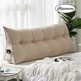 CHERMORE Högkvalitativ lyxig enkel sängkudde dubbel soffa Tatami Bed Soft Bag Avtagbar sängkudde för sovande 201123