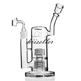 Mobius Glass Water Bong narghilè Oil Rigs Accessori per fumatori Stereo Matrix perc 18 mm Unqiue Bong Dabber Smoke Pipe