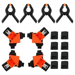 Pcs 90 Degree Right Angle Clamp Fixing Clips Picture Frame Corner For Woodworking Hand Tool Clamps Pipe Storage Bags