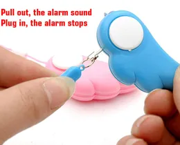 Self Defence Keychain Alarm Personal Protection Women Security Rape Alarm 90dB Loud Keychain With Battery Supplies Emergency Alarm 07