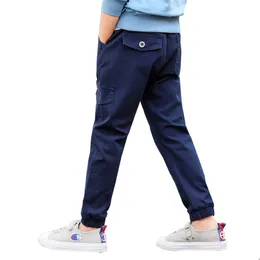 Boys Pants Autumn Cotton Long Kids 3-14 y Trousers Style High Quality Pantalones Causal Cargo 220105