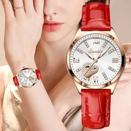 Sunkta Marka Luksusowa Moda Kobiety Zegarki Kwarcowe Damska Sukienka Casual Wristwatches Kobieta Watch Mujer