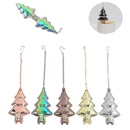 Stainless Steel Tea Infuser Kitchen Tools Creativity Christmas Tree Teas Strainer Hanging Style Home Coffee Vanilla Spice Filter Diffuser