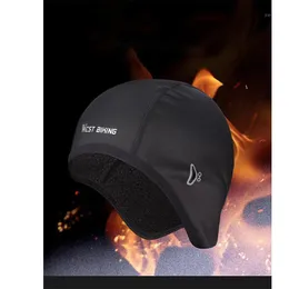 サイクリングキャップマスクキャップメンズレディースフリース秋冬ライディング帽子防風暖かいヘッドギア屋外スポーツ用品2022