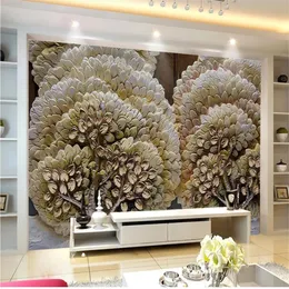 3d stereoscopic wallpaper 3D forest landscape wallpapers painting background wall relief decorative painting interior decoration painting