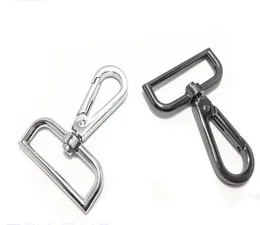 10 pic handväska band metall spännen krage hummer clasp svivel trigger clips snap hook diy läder hantverk tillbehör
