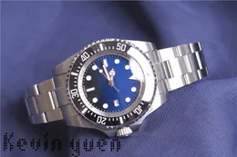 2023 Luxusuhr Rolaxes Clean 116660 44MM Zifferblatt Lünette Schwarz Verstellbares Armband Uhrwerk Sport Sea Dweller Rot Grün Blau Armbanduhr L