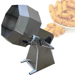 Factory Automatic Octagonal Shape Seasoning Mixer Machine For Snack Food Seasoning Flavoring