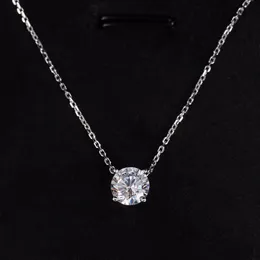 Роскошное качество имеют штемпель кулон ожерелье с одним алмазом для женщин и девушки друг друга свадебные украшения подарок бесплатная доставка PS3544