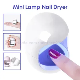 Mini Ei Form Nagel Trockner 3W USB UV LED Lampe Nagel Trockner 30S Schnell Trocknende Gel Polnisch Trocknen maschine Auf Lager