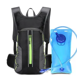 Zaino da vieggio unisex väska cykling utrustning tillbehör ultralight hjälm utomhus sport axelhydration väska