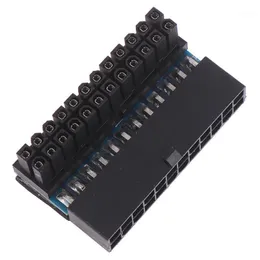 90 Grad 24 Pin auf 24 Pin Netzstecker-Adapter Mainboard Motherboard Stromanschlüsse Modular für Versorgungskabel ATX 24Pin1