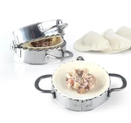 Nya miljövänliga konditorivaror Rostfritt stål Dumpling Maker Wrapper Deg Cutter Pie Ravioli Dumpling Mögel Kök Tillbehör Sn2132