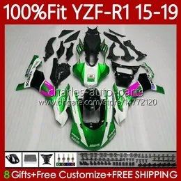 Yamaha YZF-R1 YZF1000 YZF R 1 1000CC 15-19 Vücut 104no.51 YZF Movistar Yeni R1 1000 C YZFR1 15 16 17 18 19 YZF-1000 2015 2016 2017 2018 2019 Enjeksiyon Karoseri