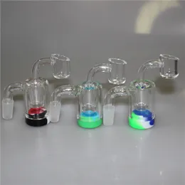 Shisha-Silikon-Rückgewinnungsfänger dickes Glas 14 mm Aschefänger Aschenfänger für Wasserpfeifen Bong Raucherzubehör Banger Zigarette