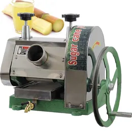 Kommersiell Sugarcane Juicer250A-1 Handhållen Rostfritt Stål Skrivbordssockerrörmaskin, Cane-Juice Squeezer, Cane Crusher CE