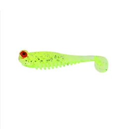 20pcs esche da pesca morbide simulazione silicone T-tail luminoso Luya esche finte artificiali esche da pesca notturne accessori per la pesca