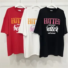 거품 T 셔츠 남성 여성 1 고품질 멀티 컬러 T 셔츠 Oversize Tops Tee Short Sleeve