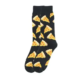 Calzini da uomo Divertenti Taglia grande Alieno Delizioso Stampa Snack colorati Hamburger Pizza Calzini felici Harajuku Skate Cotton Sokken Nuovo