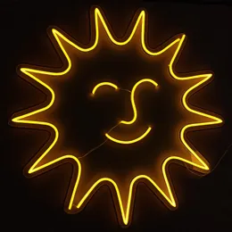 Sun Sign Home Wedding Art Exhibition Wall Decoration Led Neon Light Customizable Handmade 12V Super Bright