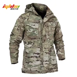 Erkekler Taktik Ceket Yeni Bahar Sonbahar ABD Ordusu M65 Askeri Alan Ceket Trençkot Palto Hoodie Casaco Masculino Rüzgarlık 201218