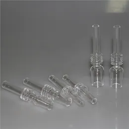 Smoking Quartz tip 10 14 18mm male joint quartz nail galss bowl for silicone hand pipe water pipes