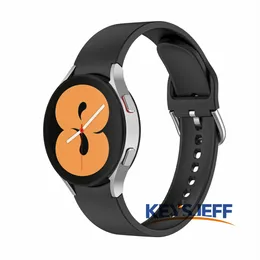Kompatibel med Samsung Galaxy Watch 4 40mm 42mm 44mm 46mm band Justerbar Silikon Sport Watch Band Replacement Strap