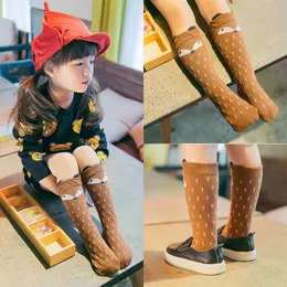 37 Styl Cartoon Zwierząt Nogi Warmers Moda Baby Girls Boys Kolano High Legging Skarpety Panda Fox Skarpetki Dzieci Śliczne Paski Pad Koleń Pad Sock M3103