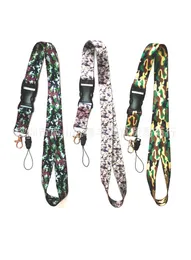 Classic Camouflage Lanyard för nycklar Kamera Säkerhet Badges Cool ID Badge Holder Telefon Nackremmar Häng Rope Lanyards BH0610