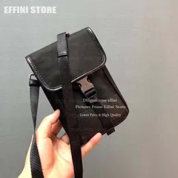 borsa per cellulare designer di lusso borse a tracolla da uomo verticale in nylon con pelle mini borsa a tracolla casual da uomo piccola borsa