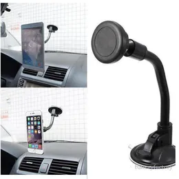 Uchwyty do montażu telefonów komórkowych Universal Magnetic Holder Samochód Długie ramię Szyba Dashboard Magnes Mount Dock Do Mobile Stand