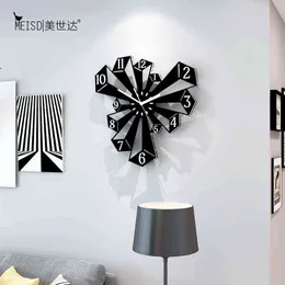 Creative Prism Silent Wall Zegary Nowoczesny Design Salon Dekoracje Wystrój Dekoracji Dla Kuchnia Dekoracyjne Zegarek Akrylowych H1230