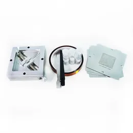 90mm Reball Fixture Reballing Kit 4PCS BGA 스텐실 PS4 솔더 볼 ESD 핀처 브러시 BGA 재 작업 도구