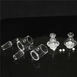 Smoking quartz banger kit with Ruby beads and Spinning Carb Cap 90° female male 14mm 18mm bangers nail for glass dab rig