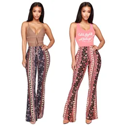 Fashion Women's Pants & Capris bell-bottomed pan Digital Printing popular loose Style pants women 2023 summer Outfits Women clothing 9827