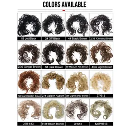 VMAe Partihandel Ny stil Fashion Färgglada Curly Wavy Caterpillar Hår Sträckt Längd 31 tum # 1B # 2 # 8 # 613 30g Syntetiska hårförlängningar