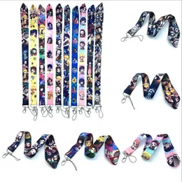 20 st Anime-linor Cool Halsrem Telefonnycklar ID-korthållare Lanyard för nycklar DIY Hängrep