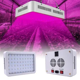 600W Dual Chips 380-730nm Full Light Spectrum LED Plant Growth Lamp White premium material high quality Grow Lights free delivery