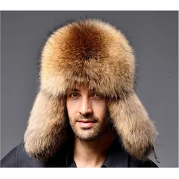 Fashion Unisex Women Men Winter Warm imitation faux Leather Furry Caps Bomber Hat Russian Protection Patchwork Causal Caps New Y200110
