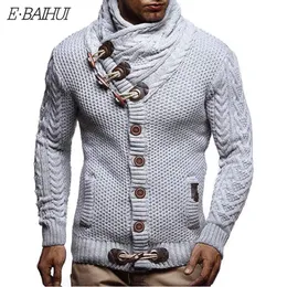 Ebaihui alta qualidade clássico cardigã suéter masculino outono inverno suéteres casual quente tricô jumper masculino plus size 3xl malhas