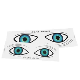 Dostosowane przezroczyste oczy klejące naklejki klejące etykiety na zewnątrz PVC przezroczyste etykiety drukowane kolorowe naklejki