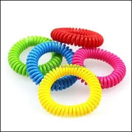 Controllo dei parassiti Articoli vari per la casa Giardino domestico Bracciali repellenti per zanzare Braccialetti anti-puro annunci naturali e polso per bambini Colori misti A48 D